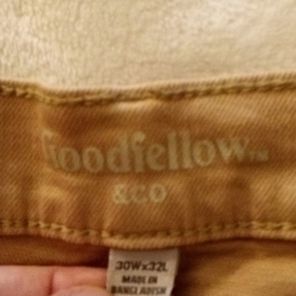 GOODFELLOWS AND CO MENS TAN JEANS - Picture 3 of 7